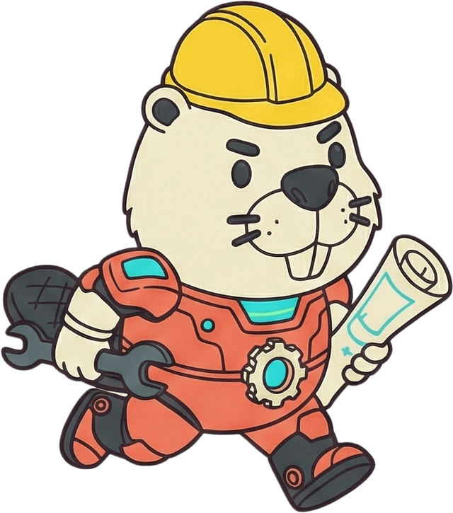 BWORLDS Builder Mascot