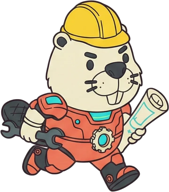 BWORLDS Builder Mascot